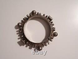 Ancient Hinged Bracelet from Nomadic Mauresque or Berber Tribe MIZAM