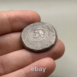 Ancient Immaculate Greek Roman Solid Silver Piece