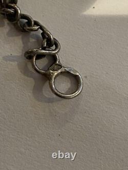 Ancient Kabyle Berber Jewelry Silver Enamel Coral Necklace