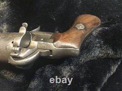 Ancient Lefaucheux Pistol Signed