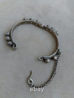 Ancient Moroccan Berber Bracelet in Solid Silver