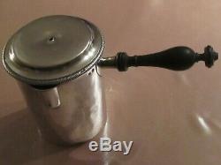 Ancient Pot Pouring Silver Pan Punch Old Decor Malmaison