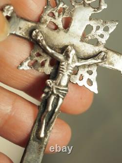 Ancient Regional Cross Antique Silver Cross Pendant