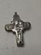 Ancient Reliquary Cross (encolpion) In Solid Silver Sacred Art 16th&ndash;18th Century