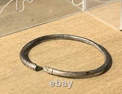 Ancient Roman Bronze Bracelet, 1st-2nd Century AD, Solid Silver