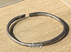 Ancient Roman Bronze Bracelet, 1st-2nd Century AD, Solid Silver
