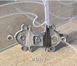 Ancient Roman Fibula, Solid Silver, 2nd-3rd century AD, with traces of enamels