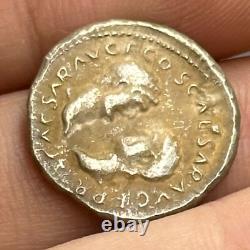 Ancient Roman Greek coin in solid silver double-sided king