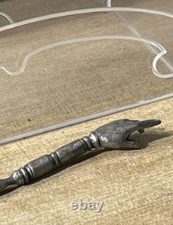 Ancient Roman Silver Hairpin or Clothing Pin, 3rd Century AD