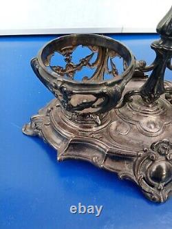 Ancient Servant Oil and Vinegar in Solid Silver Minerva Mark 204 Grams