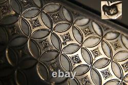 Ancient Silver Ball Notebook Massive Ancient Nacre Solid Silver Mother Of Pearl