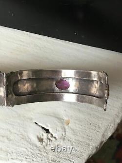 Ancient Silver Berber Bracelet Ancient Mauresque Kabyle 19th In Ethnic Silver