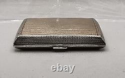 Ancient Silver Box Or Cigarette Case Art Deco Style 110gr