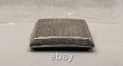 Ancient Silver Box Or Cigarette Case Art Deco Style 110gr