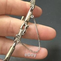 Ancient Silver Gourmet Bracelet Silver Gaetan Percin For Hermes