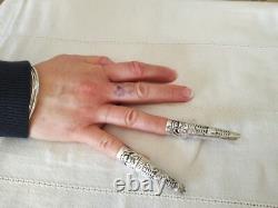 Ancient Silver Nail Guard Ring
