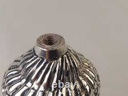 Ancient Silver Plated Sprinkler 800 Mark Eastern Maghreb Art Perfume Bottle