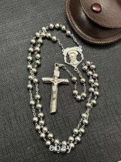 Ancient Silver Rosary