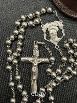 Ancient Silver Rosary