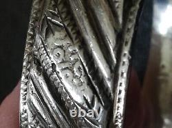 Ancient Solid Silver Bracelet 925 Silver Bangle Berber Art Creator