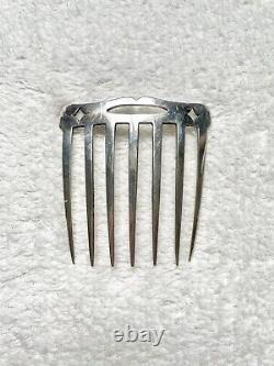 Ancient Solid Silver Hair Comb