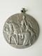 Ancient Solid Silver Medal Of Saint Joan Of Arc, 3.1 Cm, Rare Antique Sales Medal