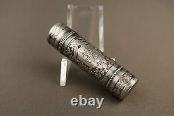 Ancient Solid Silver Perfume Bottle