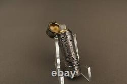 Ancient Solid Silver Perfume Bottle