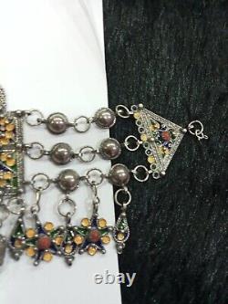 Ancient Taessabt Great Kabylie in Solid Silver Traditional Berber Ben Yenni