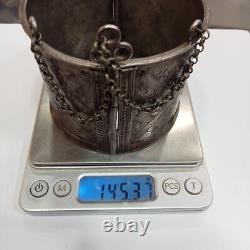 Ancient Traditional Silver Khelkhal Antique