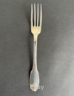 Ancient fork general farmers sterling silver Minerva 18th century