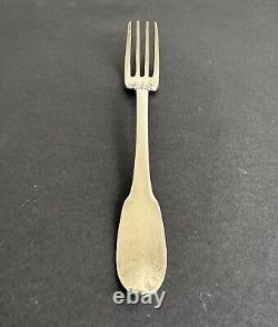 Ancient fork general farmers sterling silver Minerva 18th century