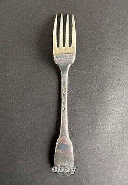 Ancient fork general farmers sterling silver Minerva 18th century