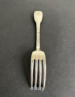 Ancient fork general farmers sterling silver Minerva 18th century