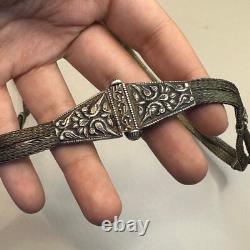 Ancient queen's belt from Greek-Roman times in solid silver over 2000 years old