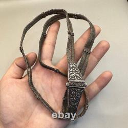 Ancient queen's belt from Greek-Roman times in solid silver over 2000 years old