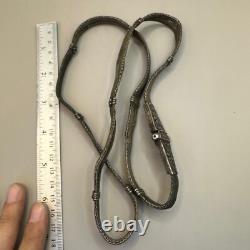 Ancient queen's belt from Greek-Roman times in solid silver over 2000 years old