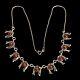 Ancient Rare Solid Silver And Carnelian Necklace, Amir Poran's First Jewelry