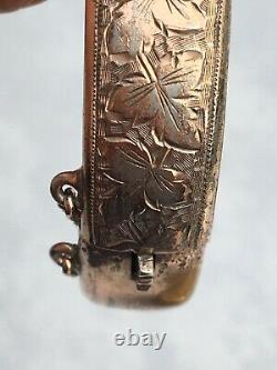 Ancient solid silver and vermeil children's bracelet