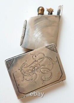 Ancient solid silver gasoline lighter