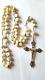 Ancient Solid Silver Rosary With Mother-of-pearl Beads