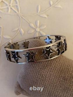 Antique 19th Century Solid Silver Bracelet / Digne Star Pentacrine / St. Vincent