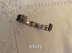 Antique 19th Century Solid Silver Bracelet / Digne Star Pentacrine / St. Vincent