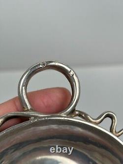 Antique 19th Century Tastevin in Solid Silver Minerva 1 Snake Handle LENOIR from Aloxe