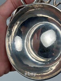 Antique 19th Century Tastevin in Solid Silver Minerva 1 Snake Handle LENOIR from Aloxe