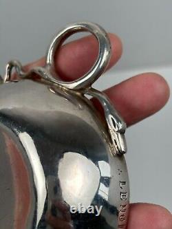 Antique 19th Century Tastevin in Solid Silver Minerva 1 Snake Handle LENOIR from Aloxe