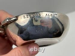 Antique 19th Century Tastevin in Solid Silver Minerva 1 Snake Handle LENOIR from Aloxe