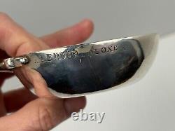 Antique 19th Century Tastevin in Solid Silver Minerva 1 Snake Handle LENOIR from Aloxe