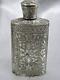 "antique 800 Solid Silver Snuffbox Perfume Bottle Flask Silver Bottle"