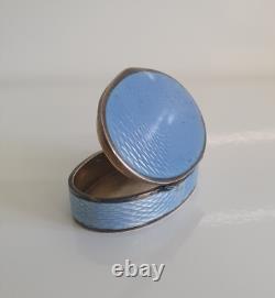 Antique 925 Sterling Silver Box David Anderson Norway